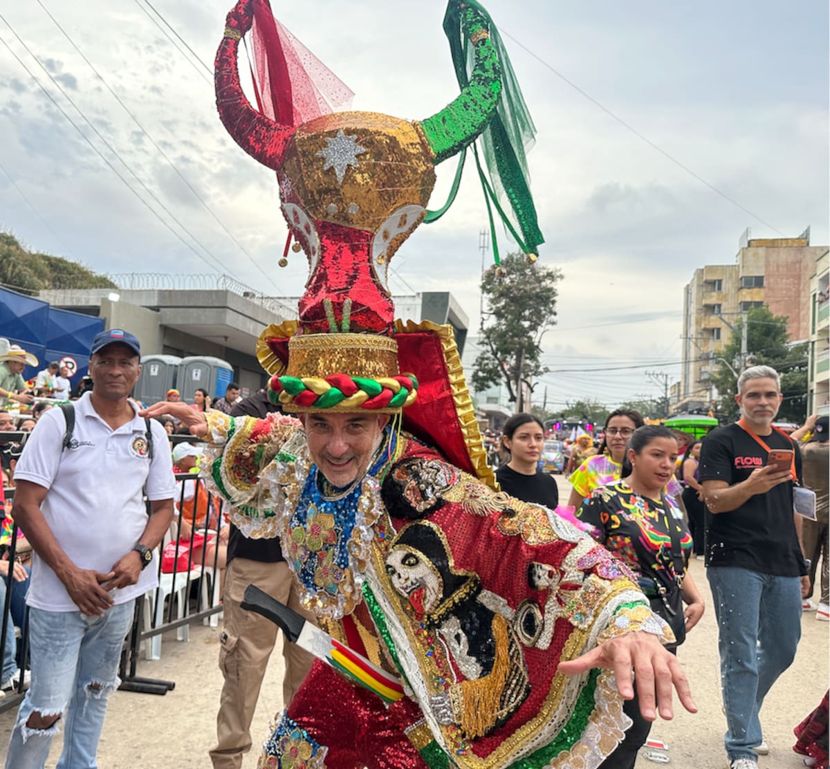 Juan José Jaramillo, fue el gran director de orquesta de la Guacherna del Carnaval de Barranquilla 2026.//Juan M. Cantillo-El Universal.