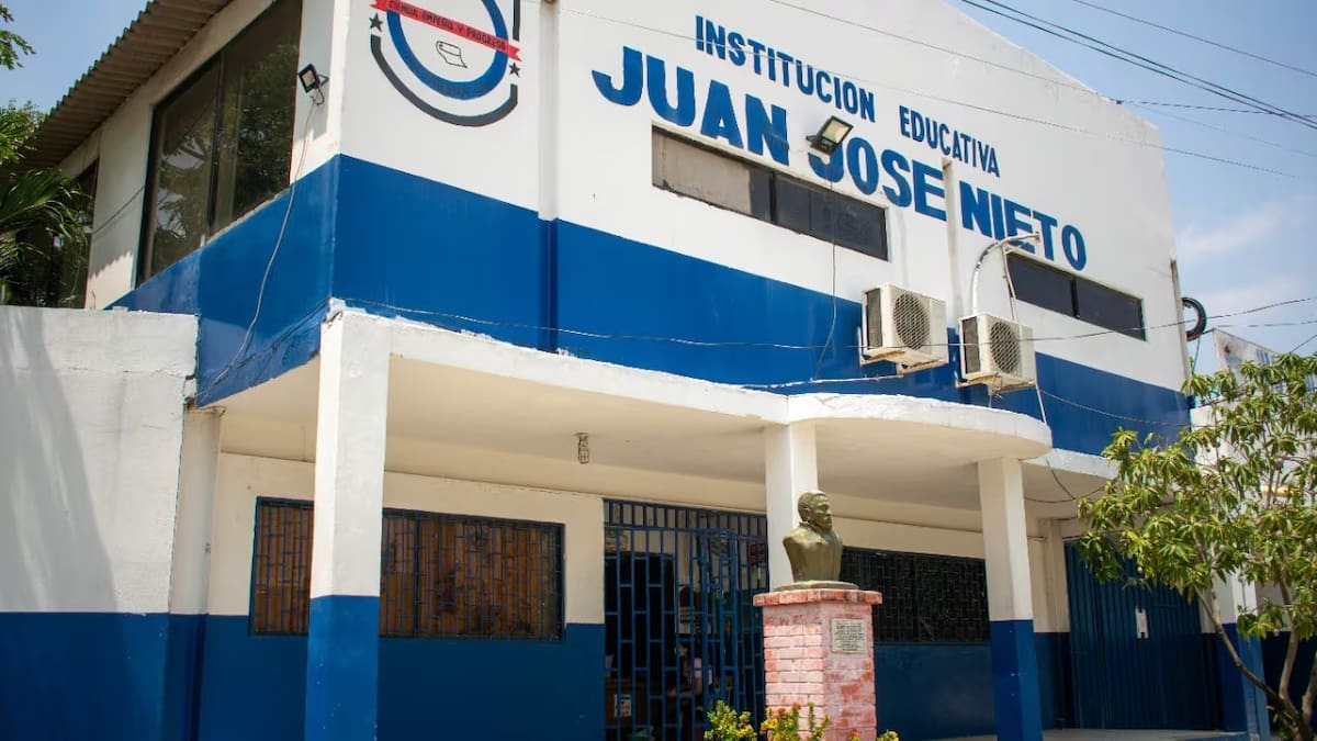 La Institución Educativa Juan José Nieto será una de las instituciones que serán intervenidas en 2026. // Foto: Archivo.