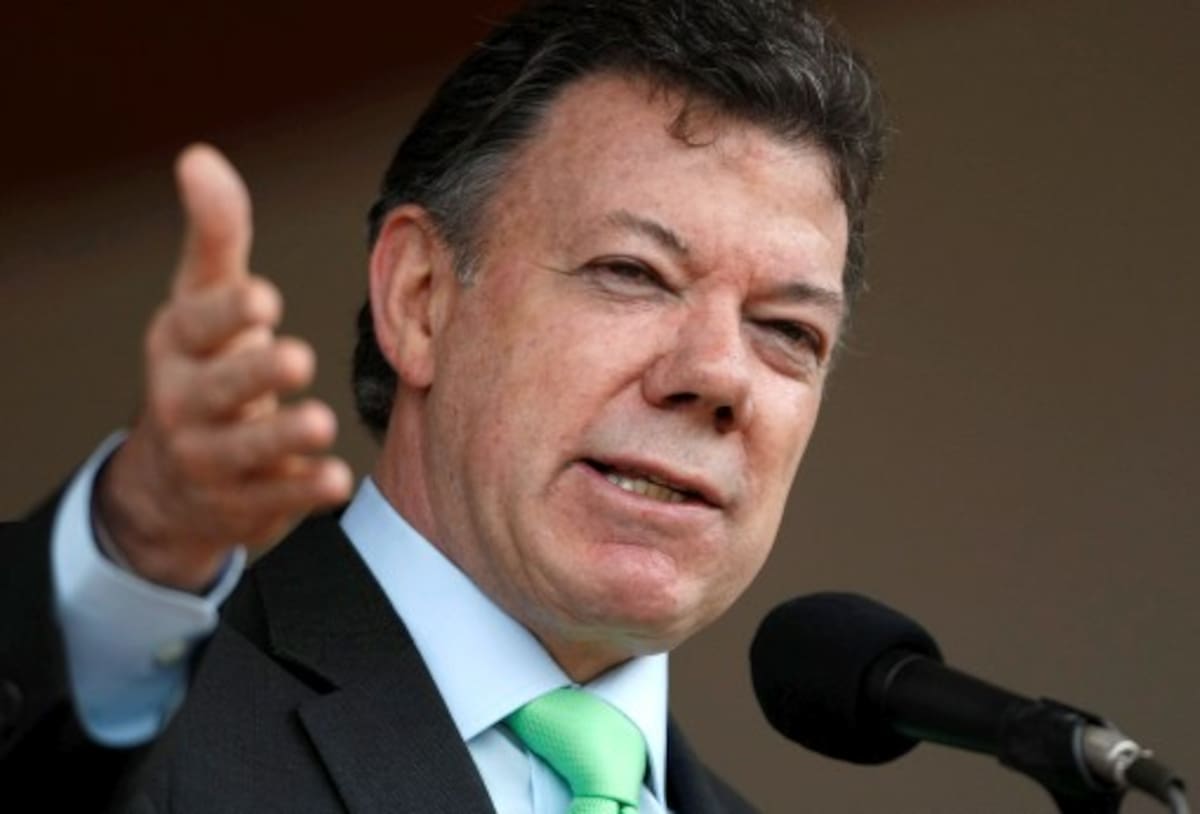 Juan Manuel Santos, presidente de Colombia. AP William Fernando Martinez