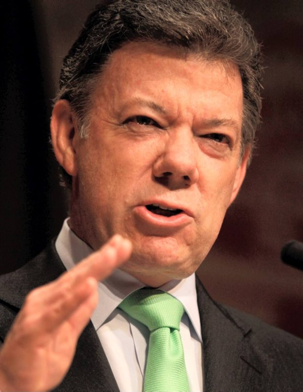 Juan Manuel Santos, presidente de Colombia. AP STEVEN SENNE