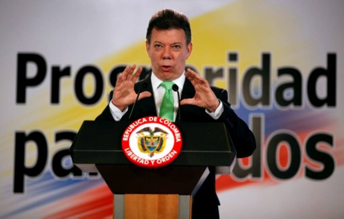 Juan Manuel Santos, expresidente de Colombia. //Archivo AP