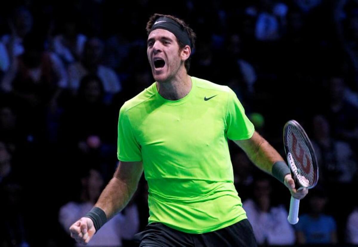 Del Potro había comenzado mal su participación esta semana en el ATP Masters, cayendo el martes ante Ferrer, pero se repuso después derrotando a Tipsarevic el jueves y ahora a Federer AP Kirsty Wigglesworth