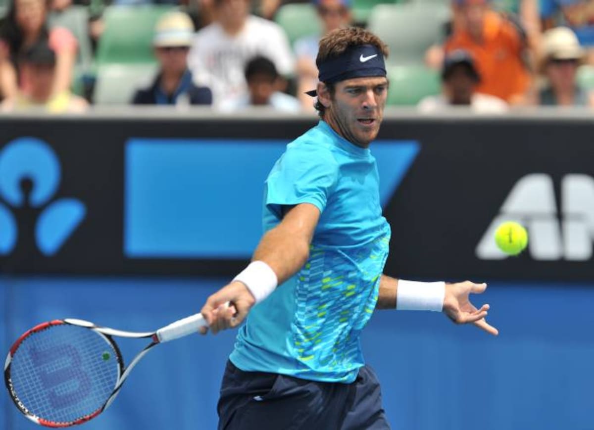 Juan Martín Del Potro. AFP NICOLAS ASFOURI