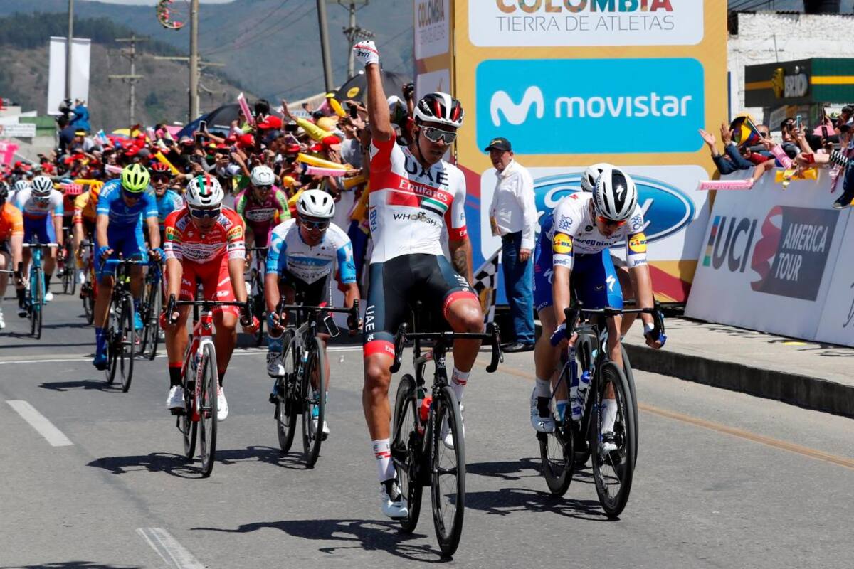 Juan Sebastián Molano gana al esprint la segunda etapa del Tour Colombia