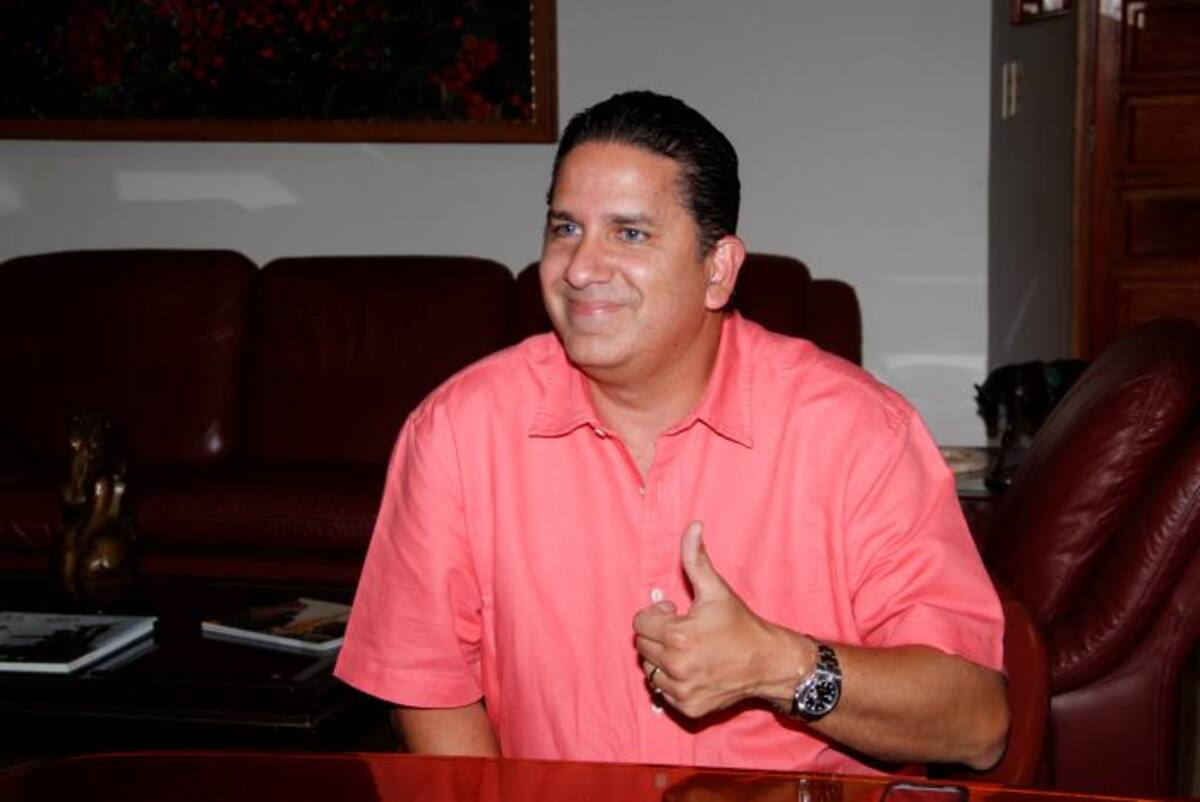 Juan Carlos Gossaín, gobernador de Bolívar. ÓSCAR DÍAZ, EL UNIVERSAL