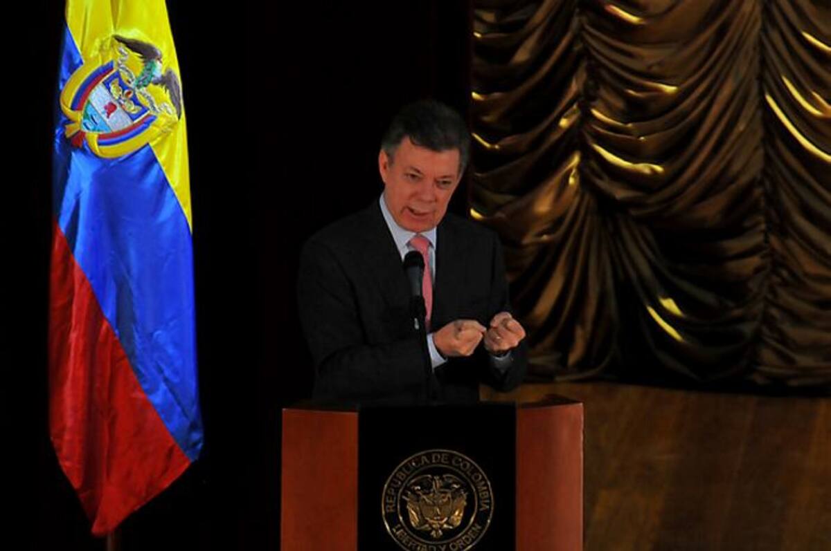 Juan Manuel Santos, presidente de la República. COLPRENSA