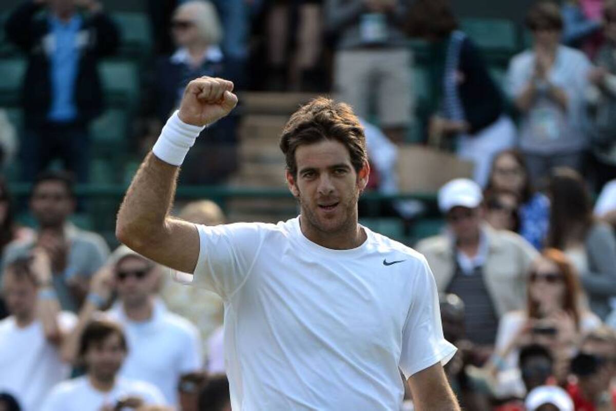 Juan Martin Del Potro, tenista argentino. AFP MIGUEL MEDINA