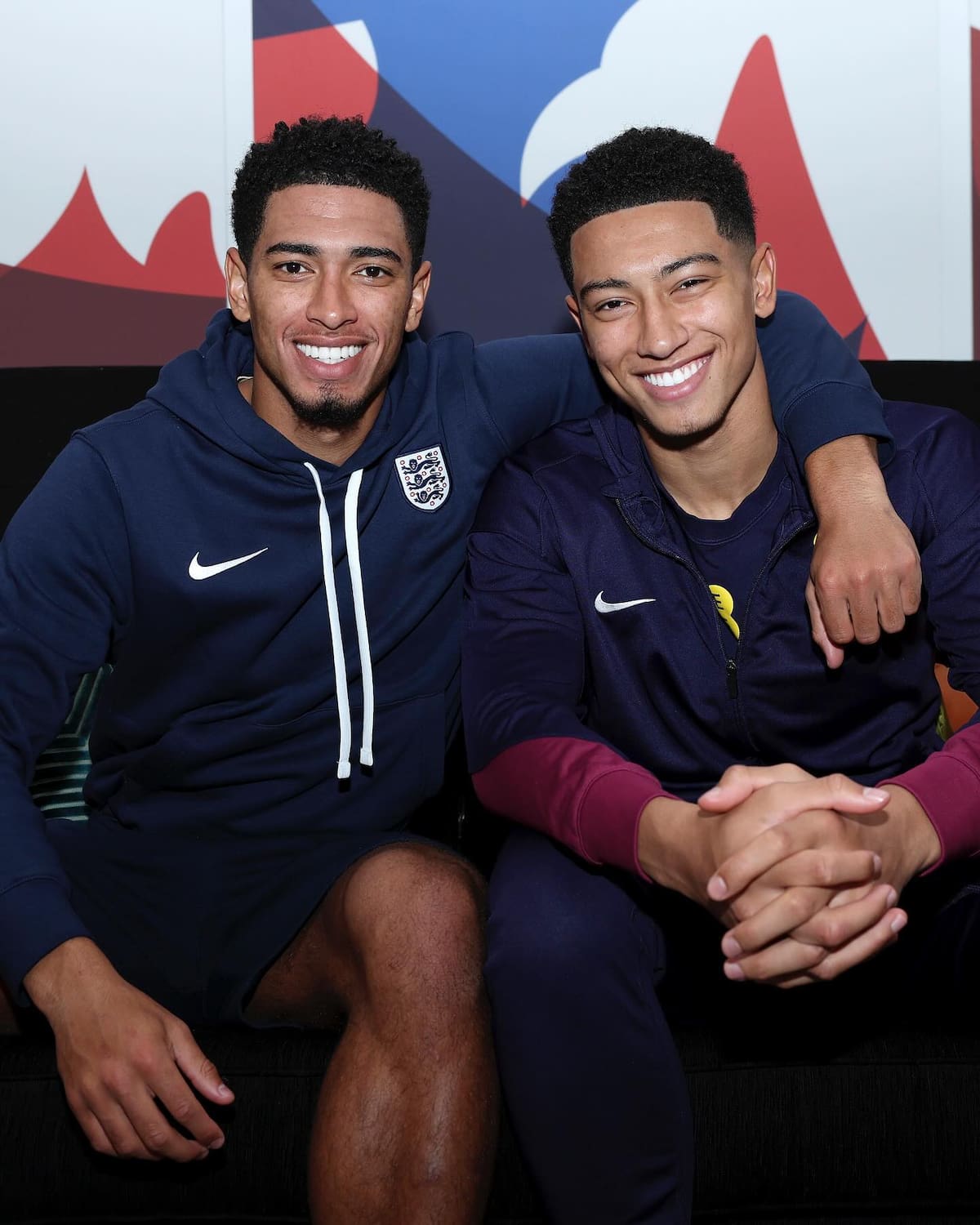 Jude Bellingham y su hermano Jobe. //Foto: @england.