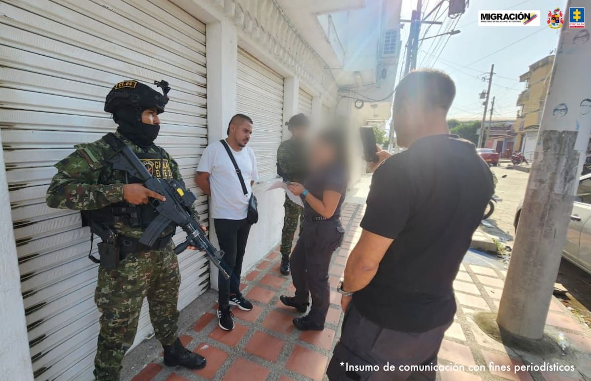 Las diligencias de captura se desarrollaron en Santa Marta y Fundación, Magdalena. // FOTO: SUMINISTRADA POR FISCALÍA GENERAL DE LA NACIÓN.