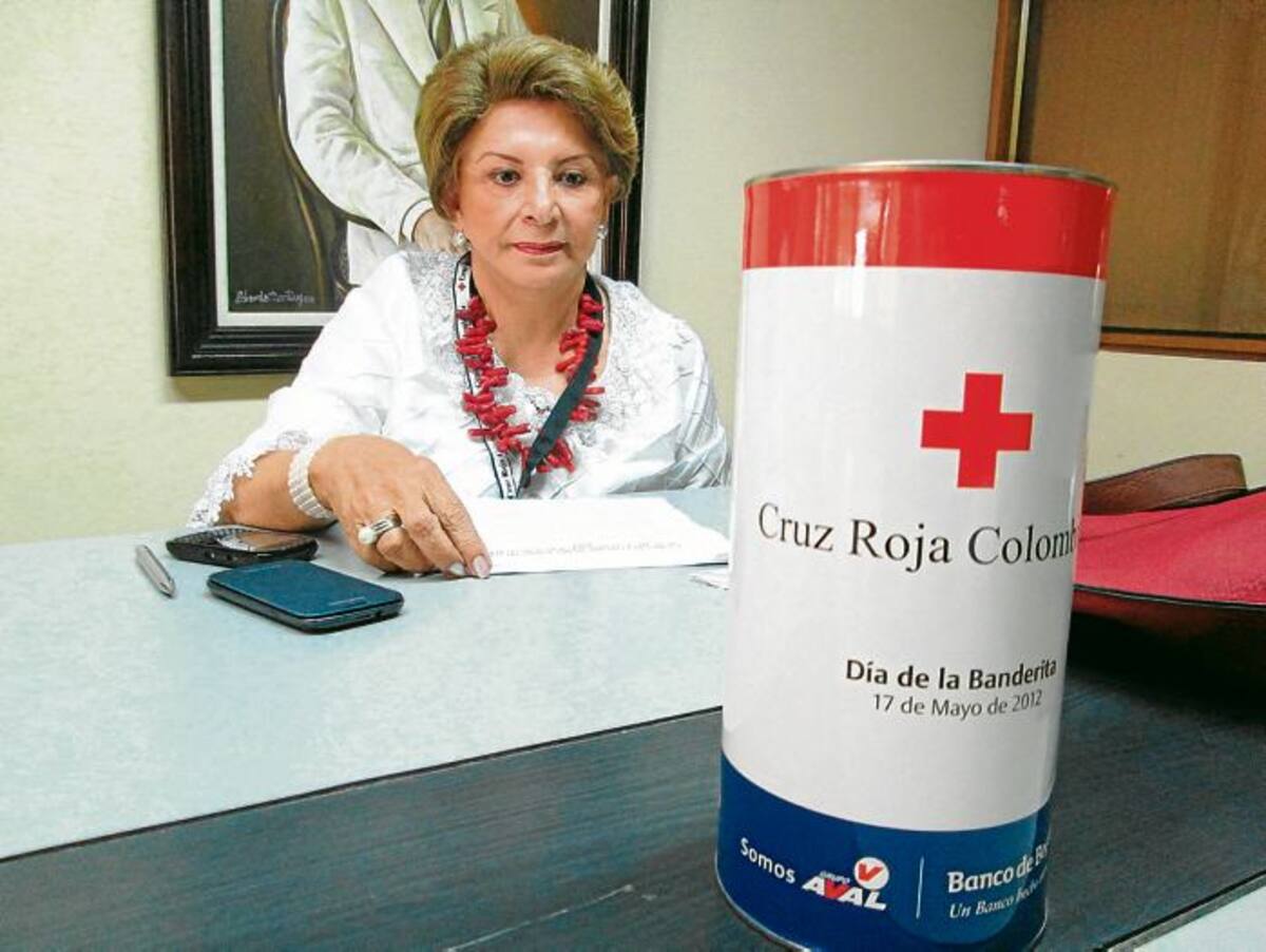 Judith Carvajal de Álvarez, presidenta de la Cruz Roja de Bolívar. PEDRO TORRES, EL UNIVERSAL