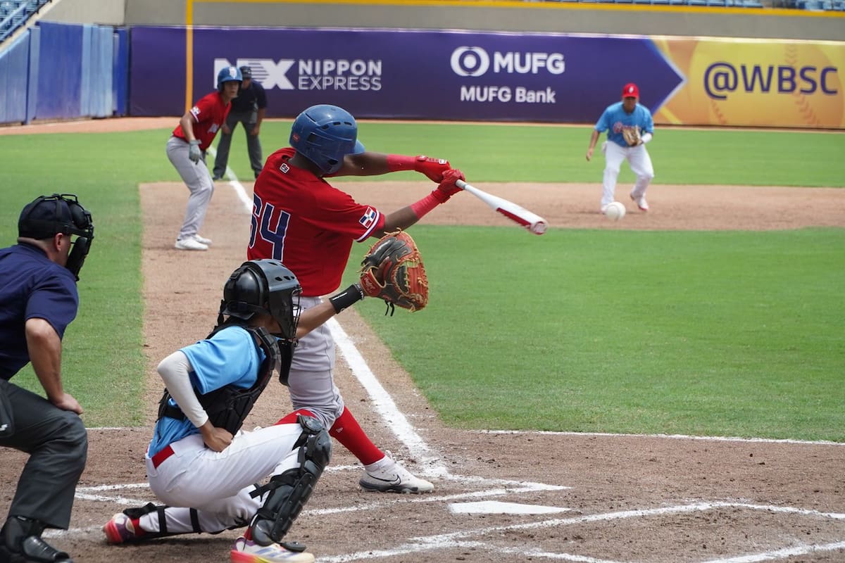 Mundial de Béisbol Sub-15: Por paliza Dominicana consiguió primer triunfo