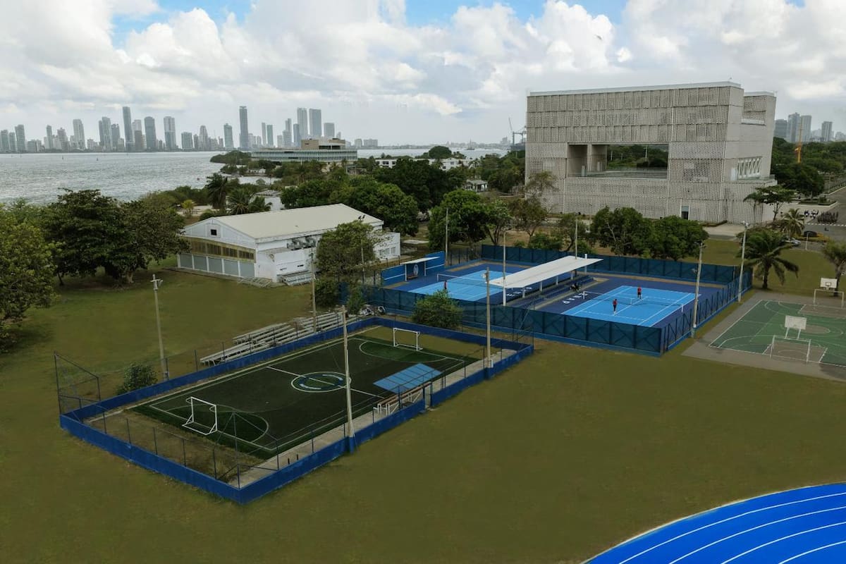 Espacios deportivos de la Escuela Naval "Almirante Padilla", en Cartagena. // Cortesía - Escuela Naval