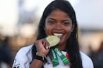 Geiny Pájaro conquistó el oro en el Mundial de Patinaje en Paraguay