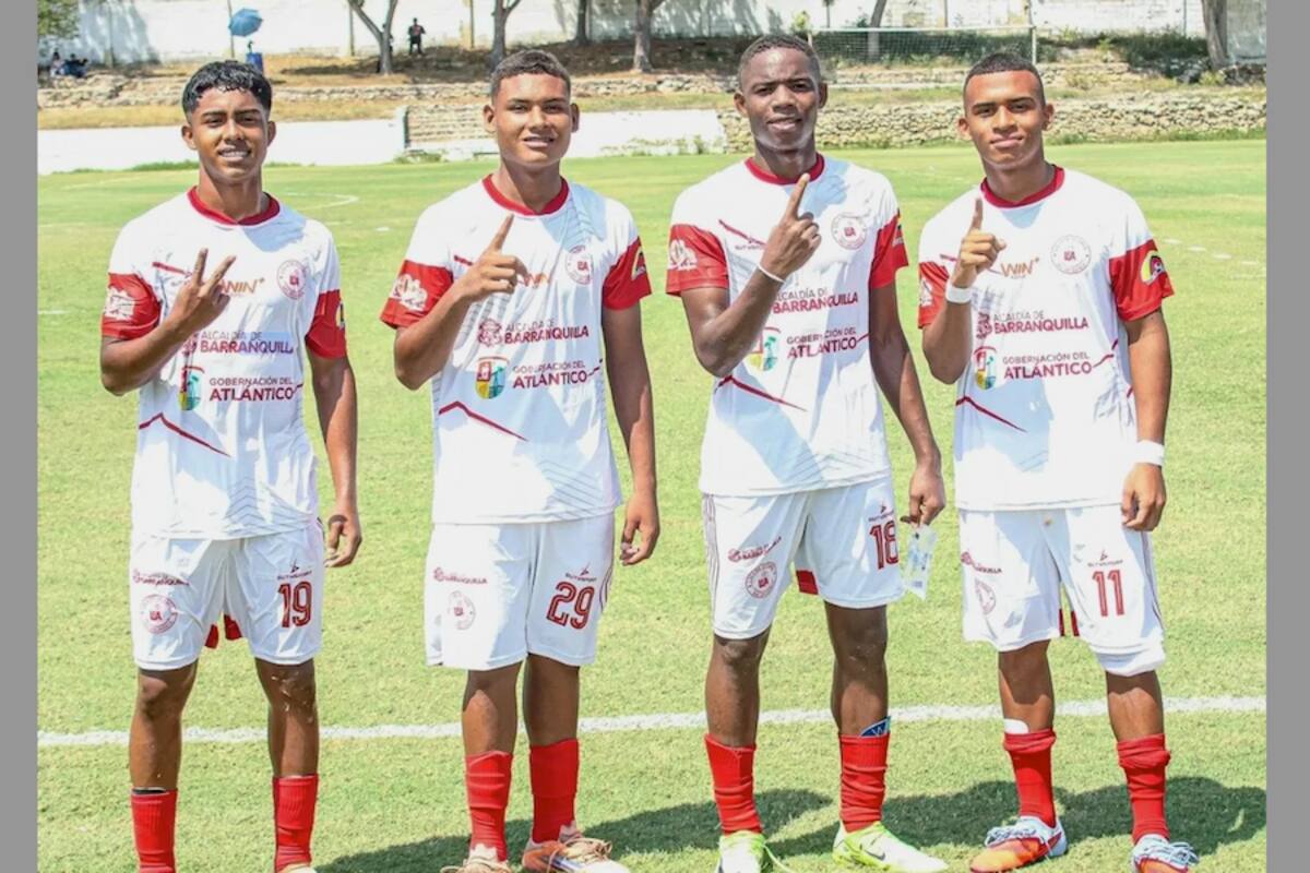 Con goleada inició Atlántico en el Campeonato Nacional Sub-15 de Fútbol