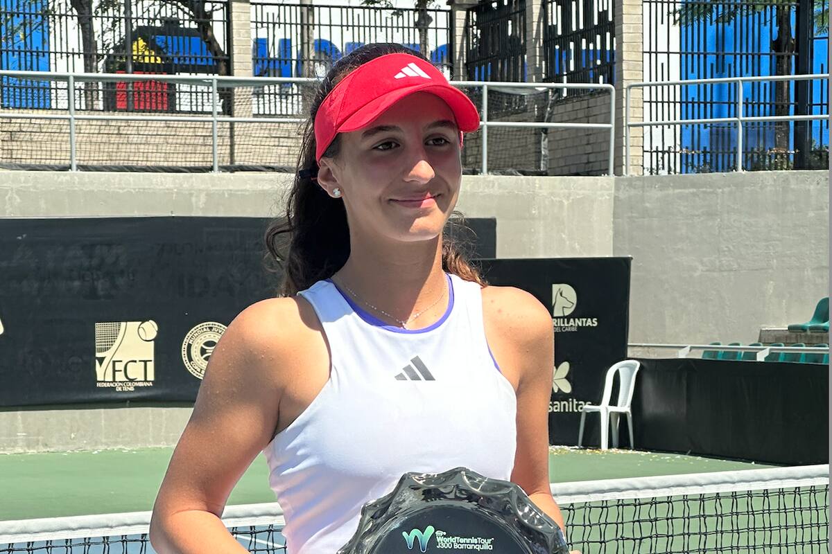 Nieta de cartageneros ganó parada Mundial de Tenis en Barranquilla