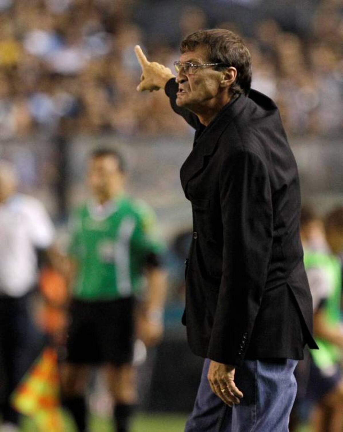 Julio César Falcioni, técnico de Boca Juniors. AP