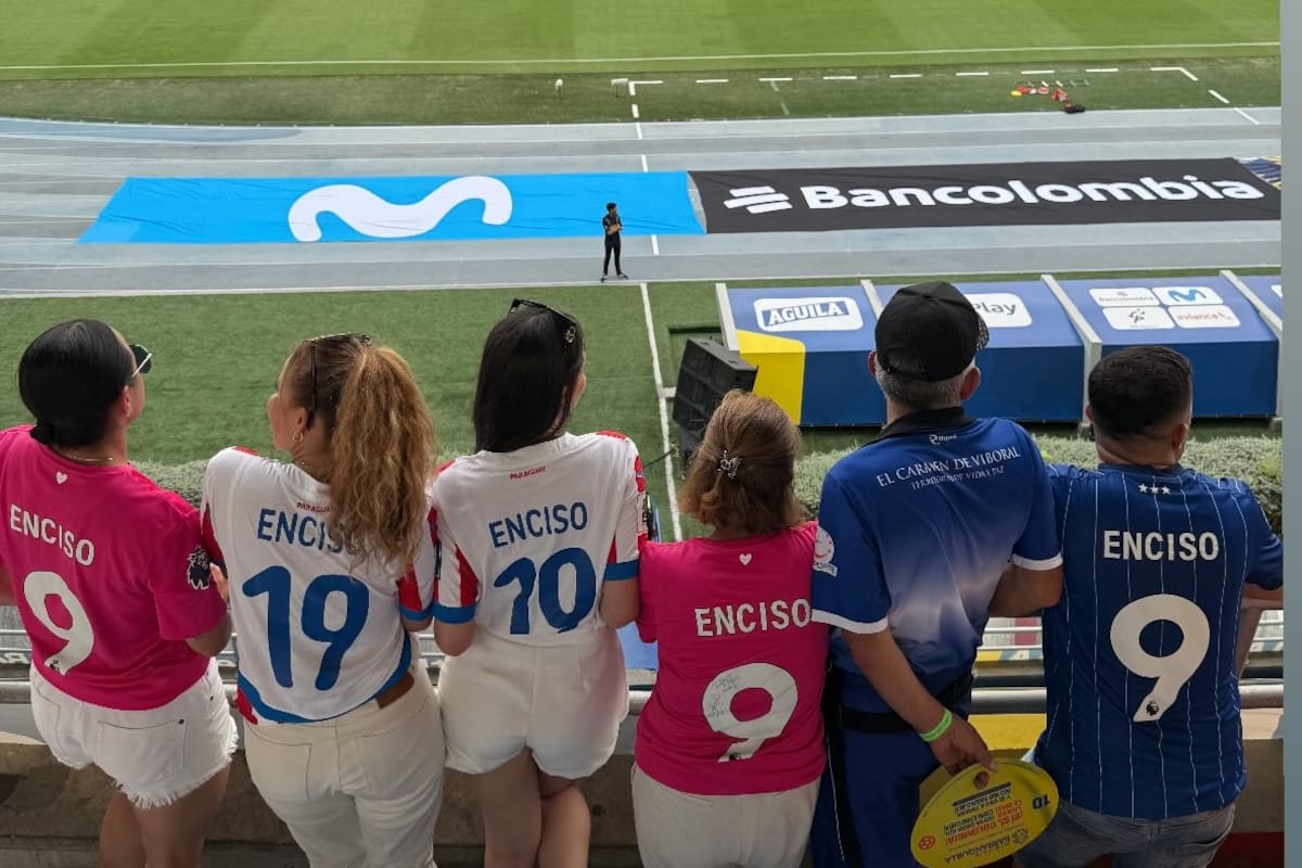 Ella es la novia colombiana de Julio Enciso, goleador de Paraguay