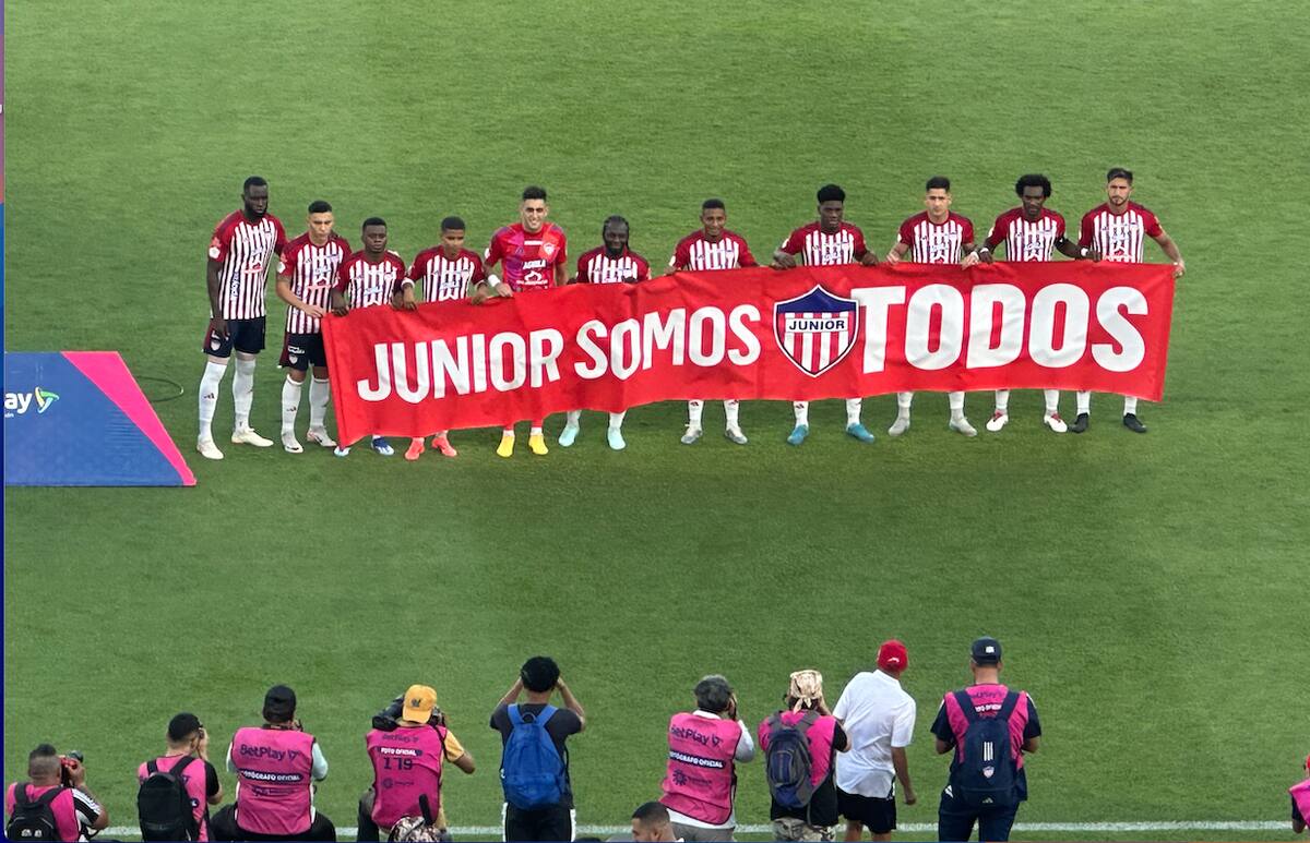 Junior somos todos, es la campaña que ha lanzado el equipo de Barranquilla para invitar a los hinchas que se abonen para la presente temporada.//El Universal.