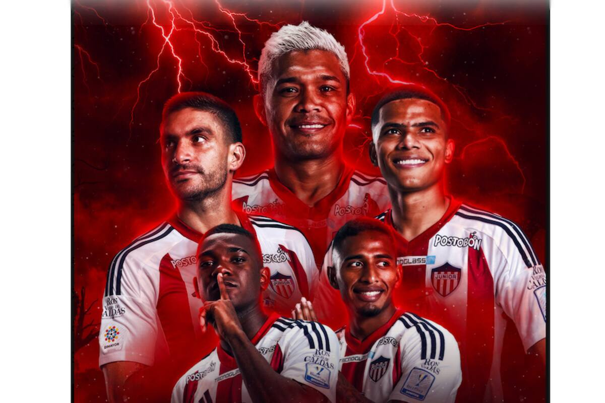 Estos son los jugadores convocados por Junior para el partido ante Nacional
