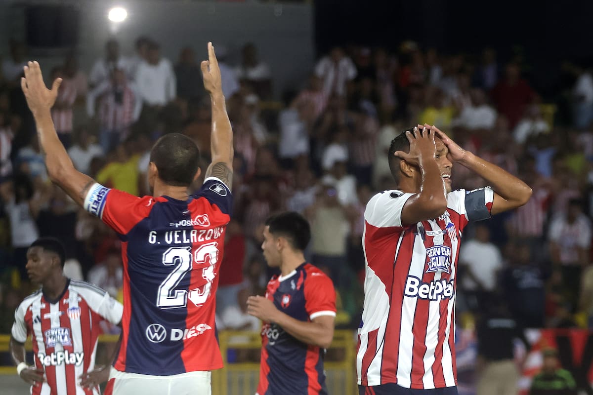 Video: la chance de Bacca que pudo evitar la eliminación de Junior en Libertadores