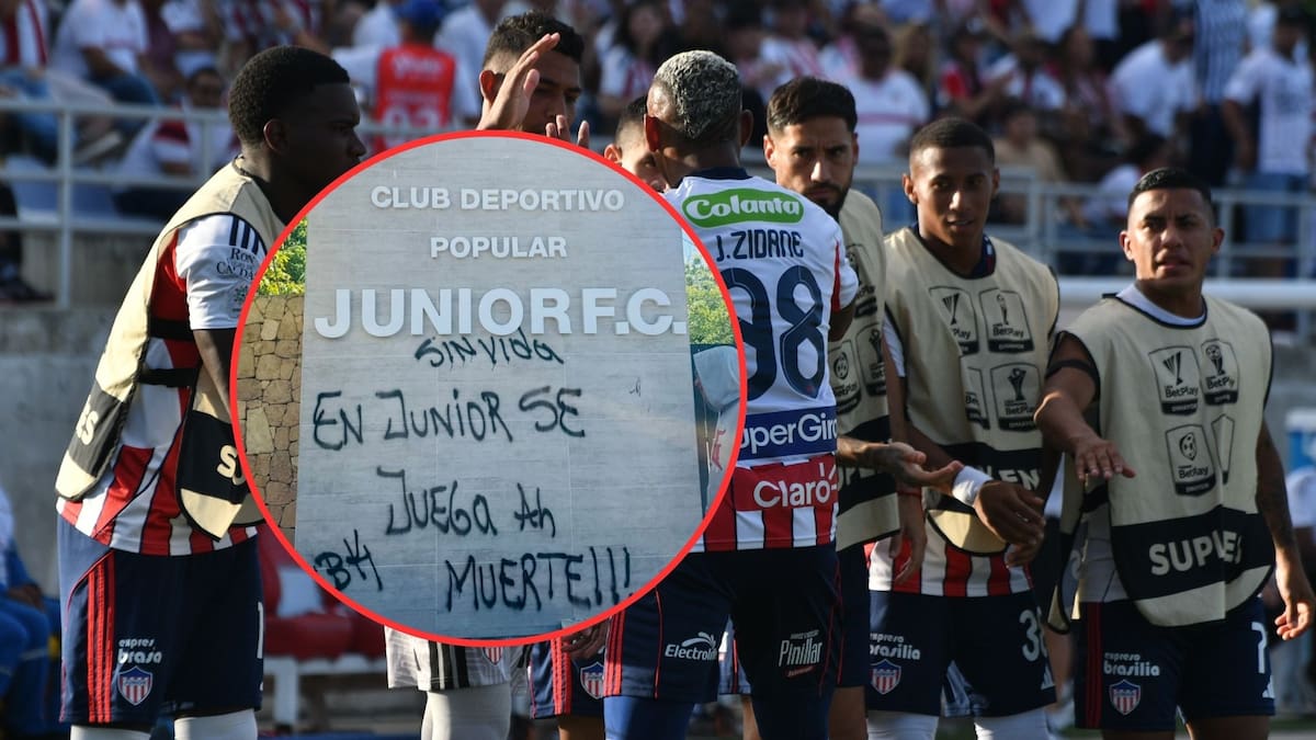 Junior no atraviesa el mejor de los momentos en la Liga Betplay 2026-II. //Foto, Colprensa: Jairo Jesús Cassiani - Redes sociales.