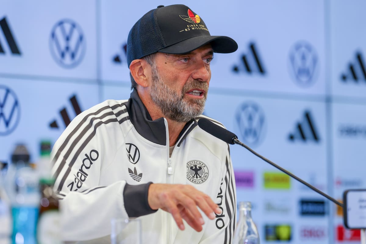 Jürgen Klopp revela su primera convocatoria en Alemania: llamó a 44 jugadores