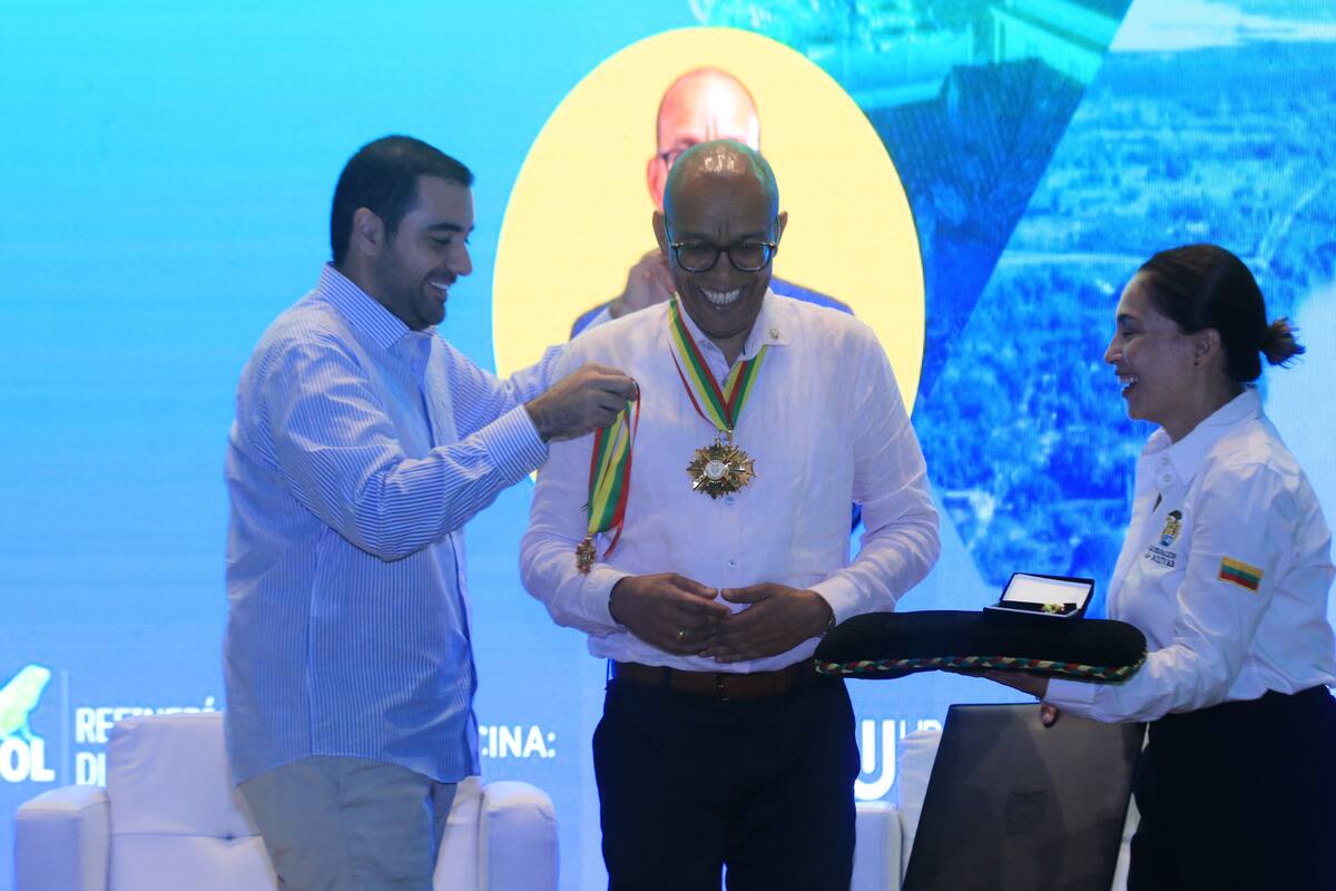 Yamil Arana en el lanzamiento de Justo Bolívar. // Foto: Julio Castaño - El Universal