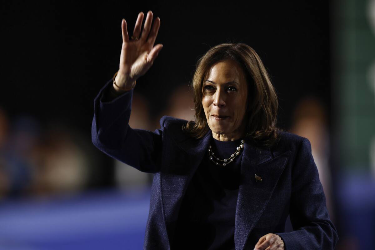 Kamala Harris, candidata a la presidencia de los Estados Unidos. //EFE