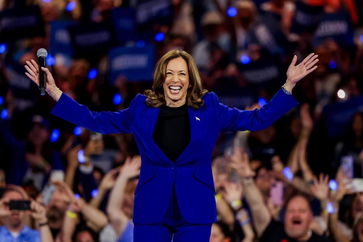 La candidata presidencial demócrata a la vicepresidenta estadounidense, Kamala Harris. // Foto: tomada de internet