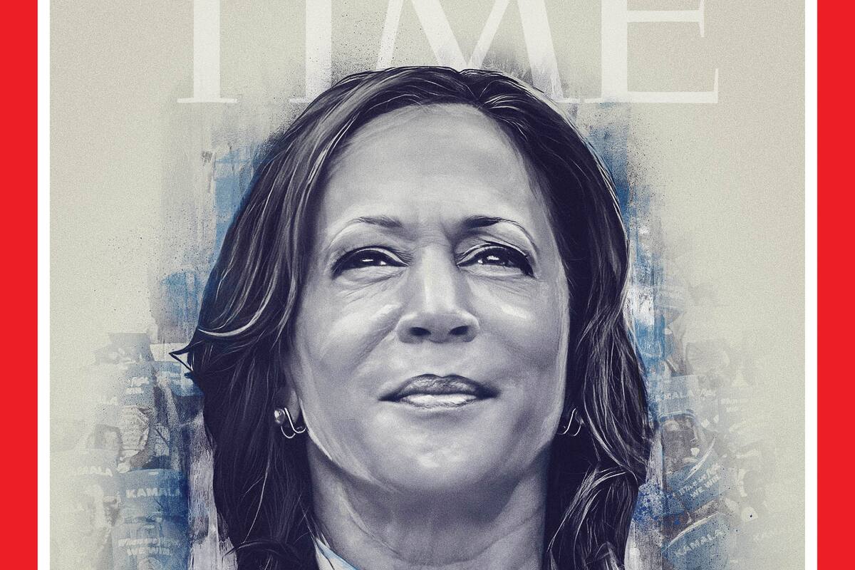 Kamala Harris aparecerá en la portada de la revista Time