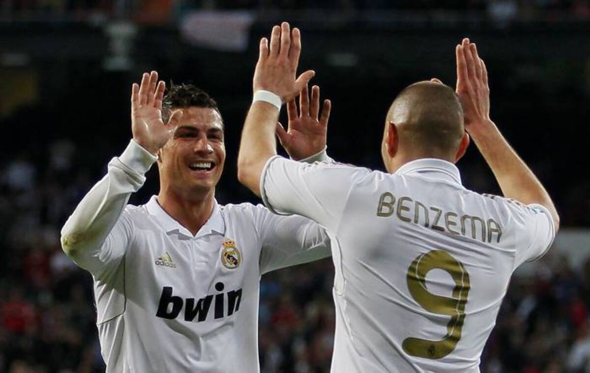 Cristiano Ronaldo y Karim Benzema. AP Andres Kudacki
