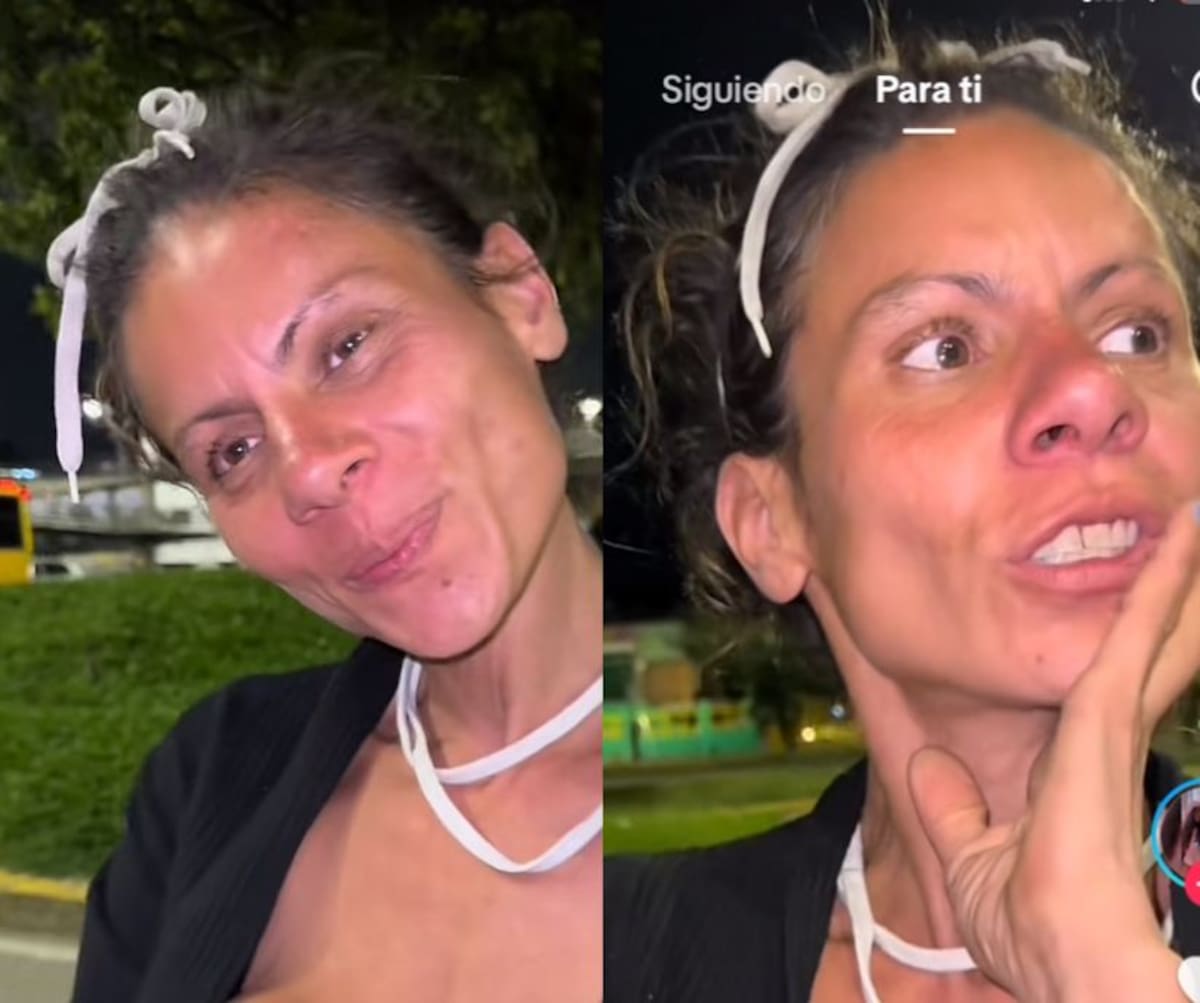 Karina, exmodelo de Stock Models, contó su historia como habitante de calle a causa de la adicción. // Foto: redes sociales
