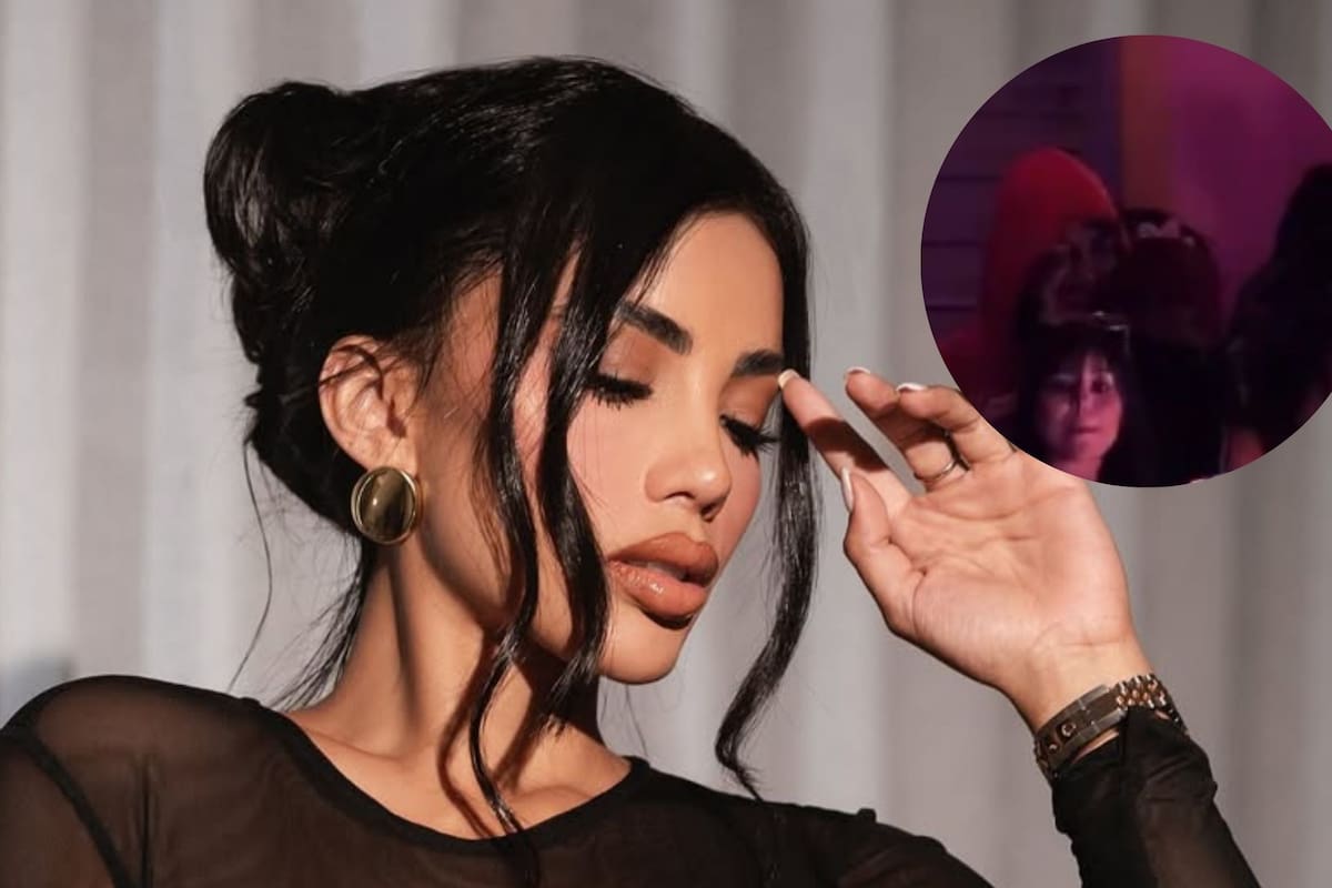 ¿Sí están saliendo? Karina García y Kris R, pillados en show de Bad Bunny