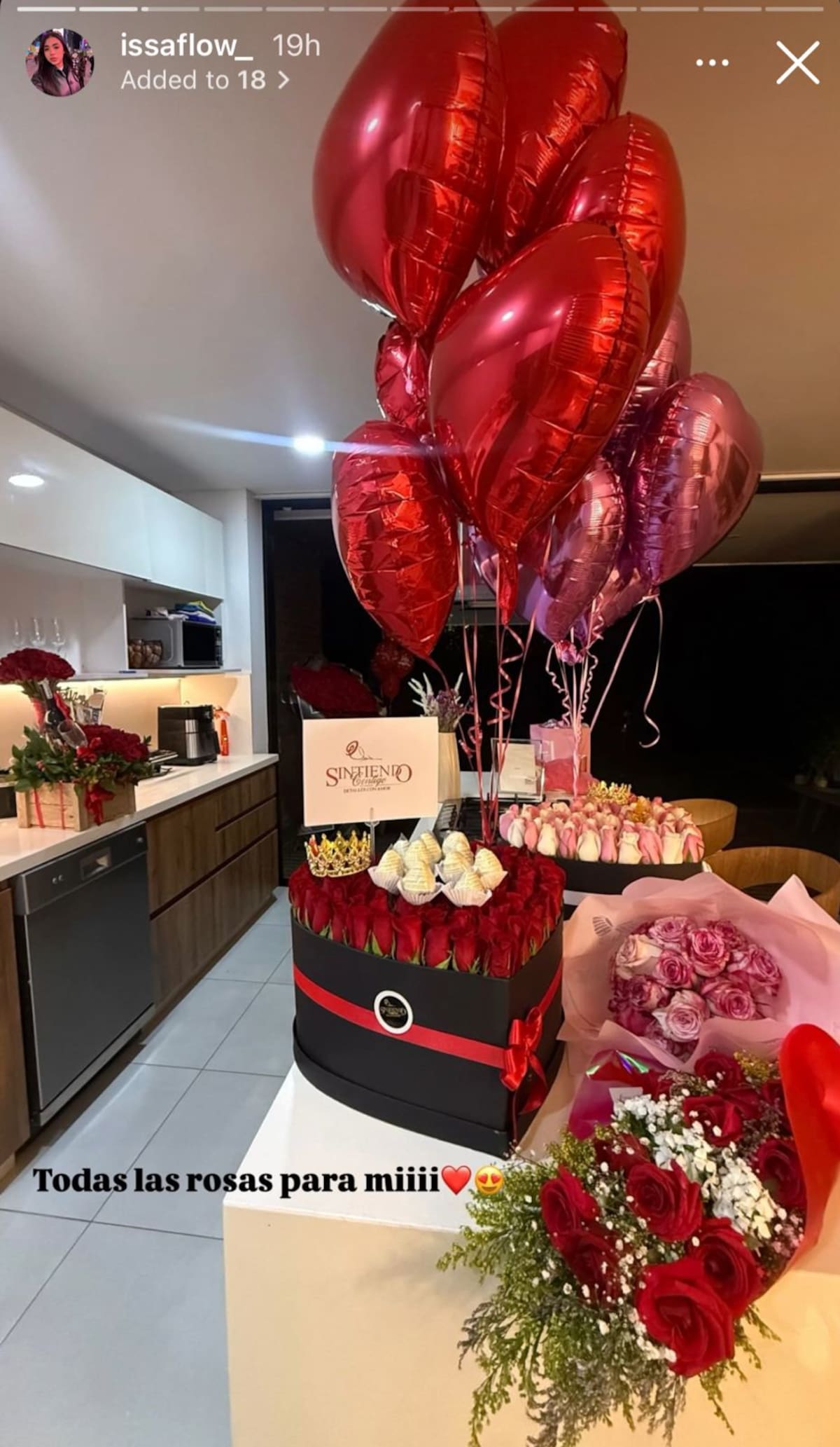 Isa Vargas compartió sus regalos de cumpleaños. //Foto: IG @issaflow_.