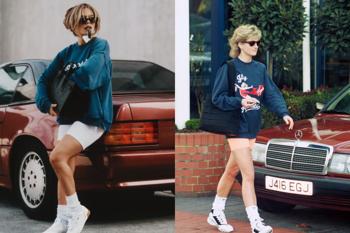Karol G revive el icónico estilo de la princesa Diana en campaña de Reebok