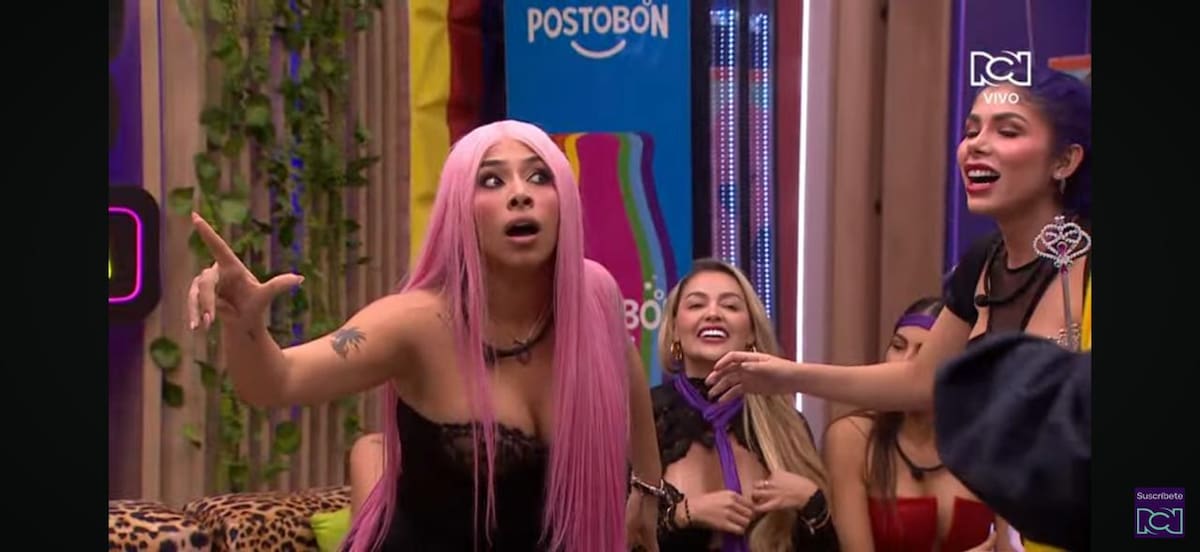 Karola llegó a encender La casa de los famosos 3. //Foto: captura de pantalla.