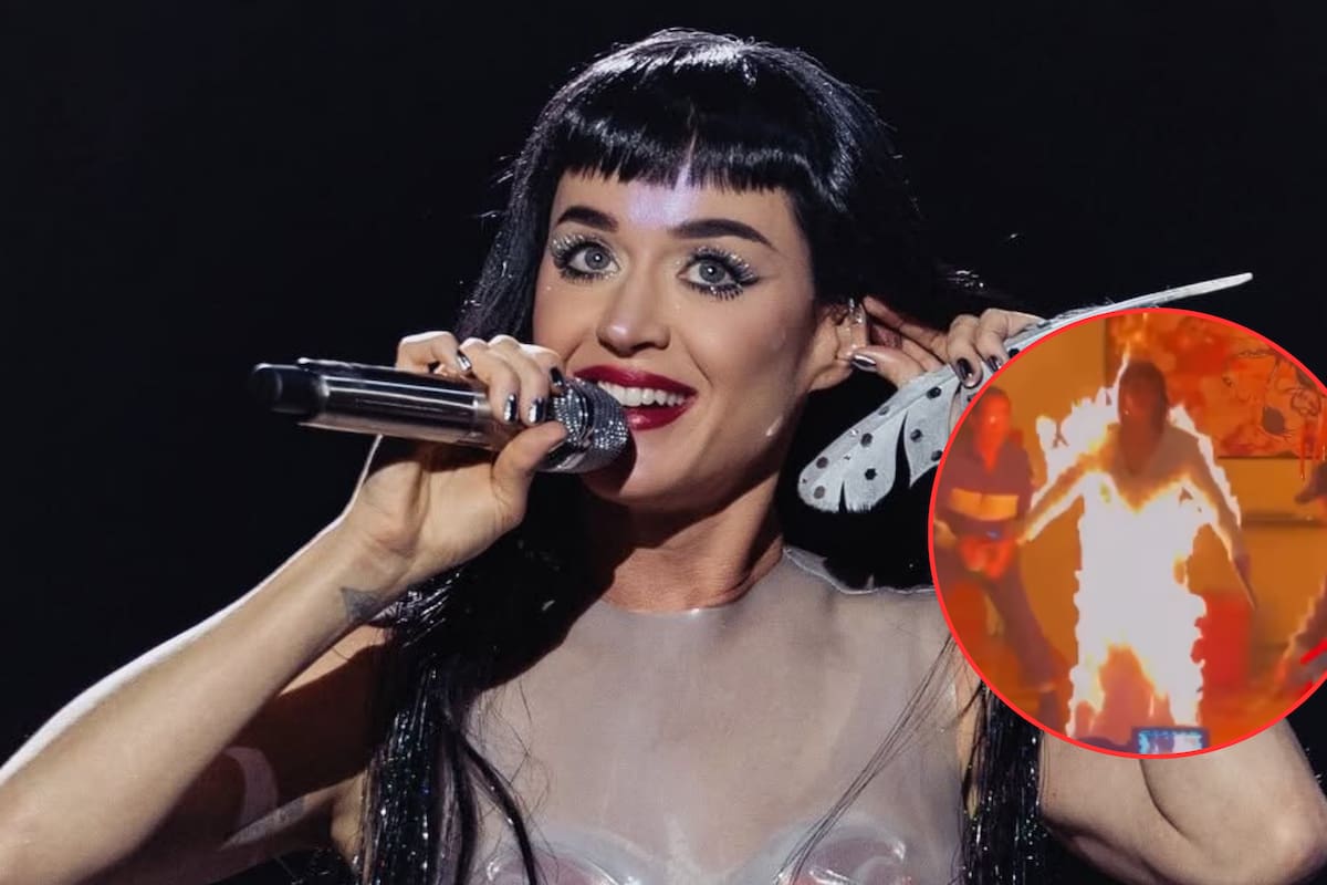 En video: Katy Perry se prendió en fuego, ¿cómo sigue tras el incidente?