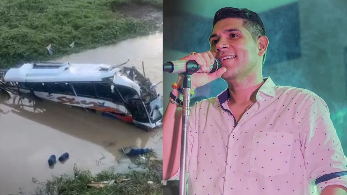 El accidente de Kbeto Zuleta y su equipo. // Colprensa