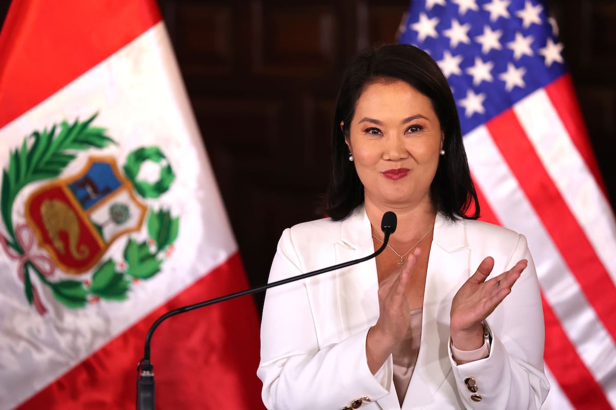 La presidenta de Perú, Keiko Fujimori. // Foto: EFE
