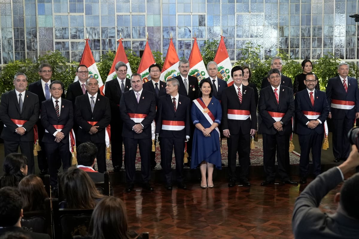 Keiko Fujimori armó su gabinete: solo dos mujeres y un guiño a Estados Unidos