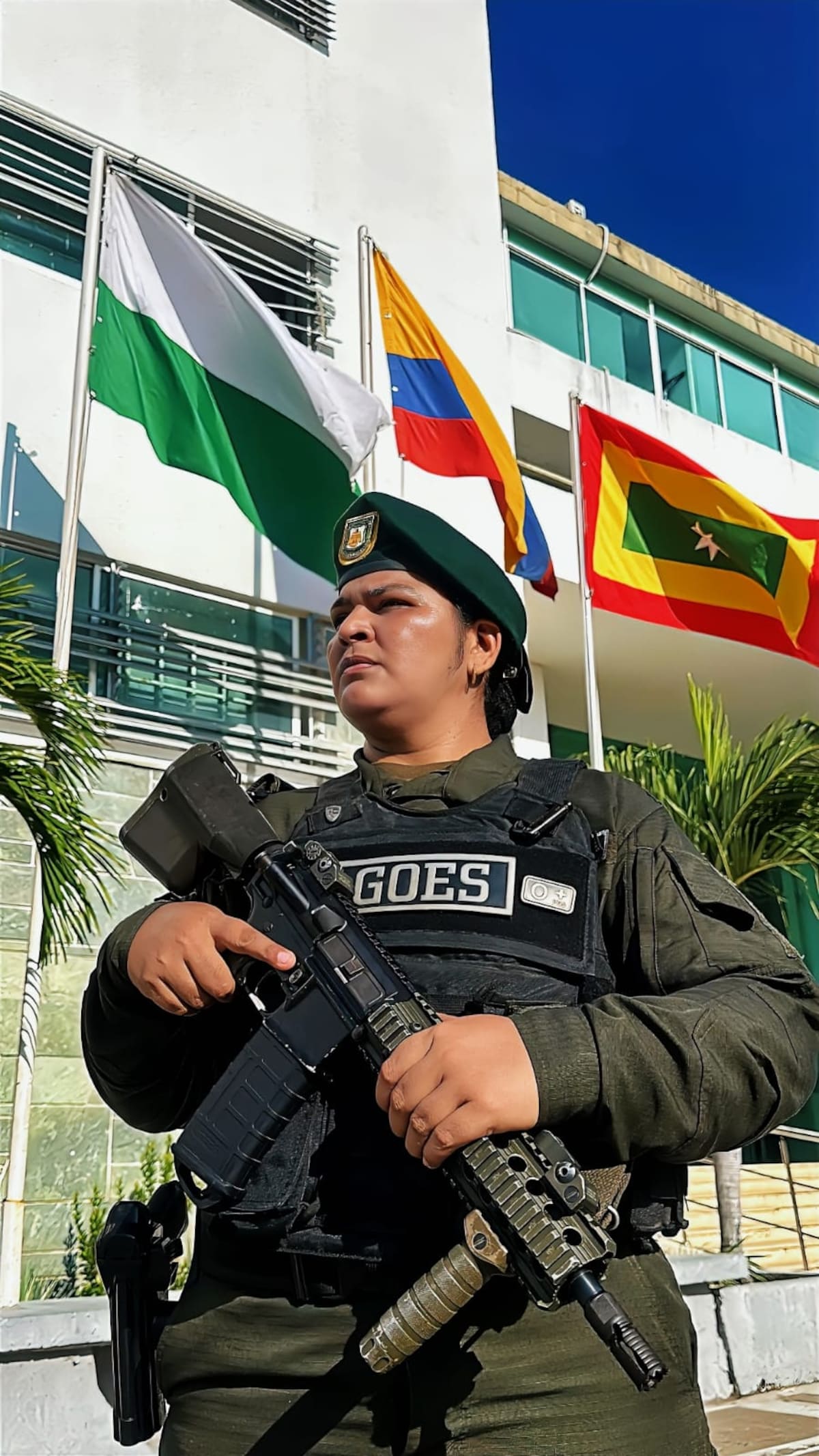 Kelly Marín, una historia de fe, coraje y servicio en el Día de la Mujer Policía. // Cortesía - Policía