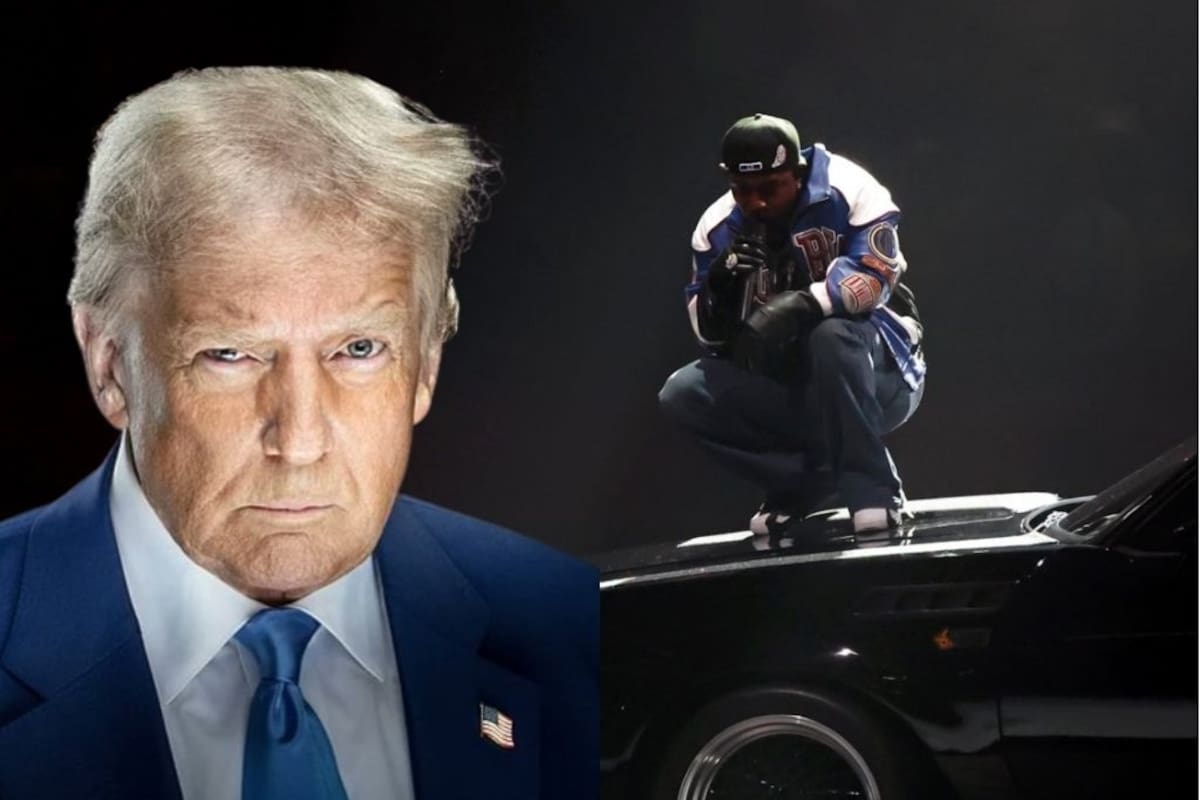 Kendrick Lamar arremetió contra Donald Trump en el Super Bowl