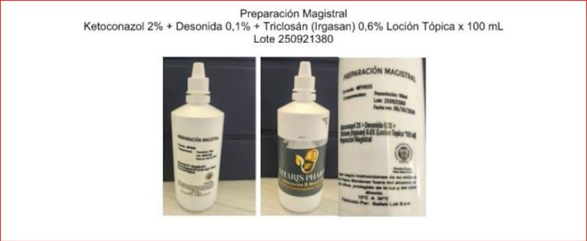 El Ketoconazol es uno de los productos falsificados en Colombia. // Foto: Alerta Invima.