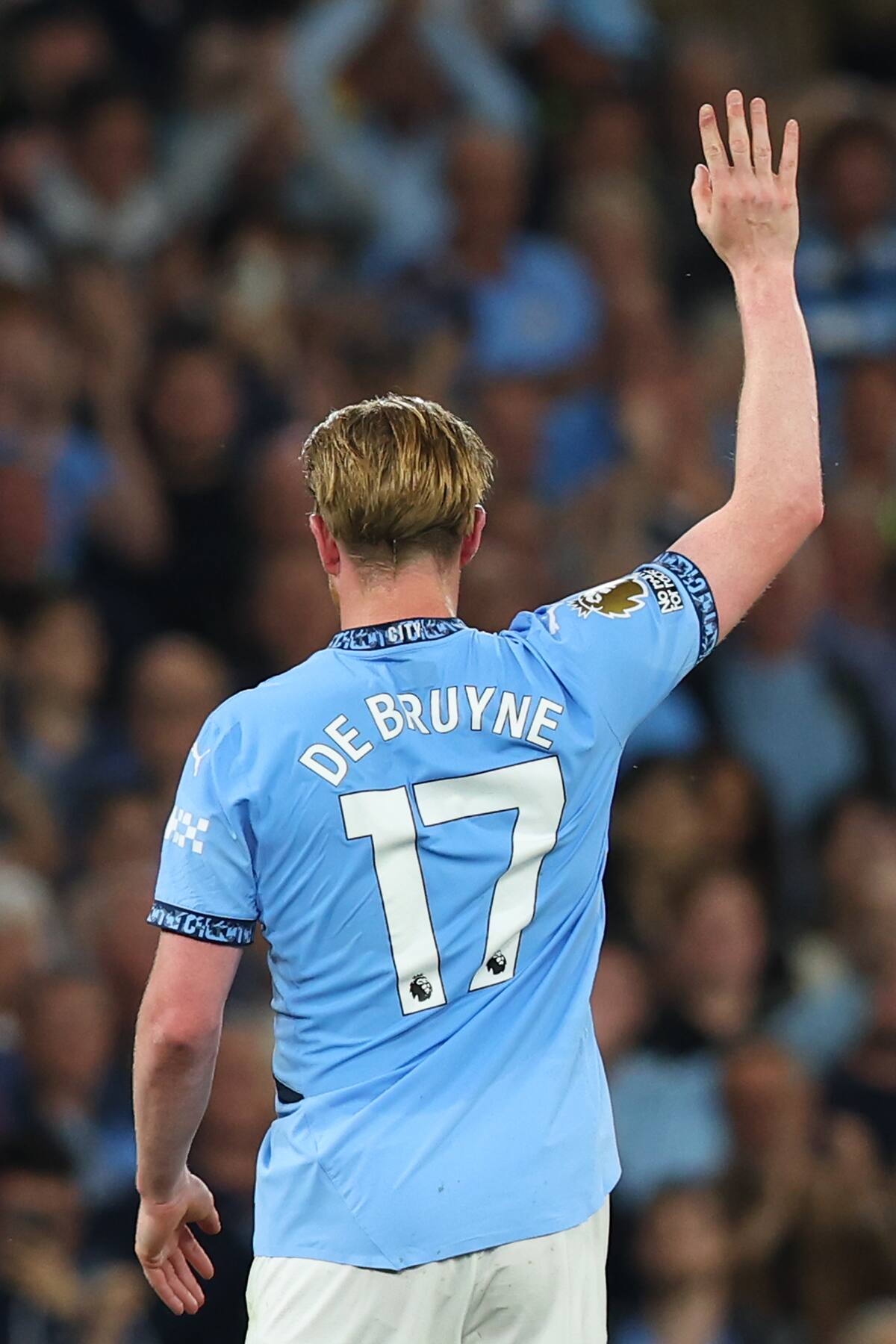 Kevin De Bruyne dejará de jugar con Manchester City al finalizar la temporada y hoy disputó su último partido como local. //EFE