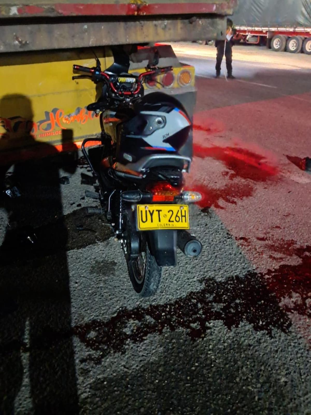 Kevin Villamil falleció tras accidente de tránsito en la variante Mamonal-Gambote. // Foto: redes sociales