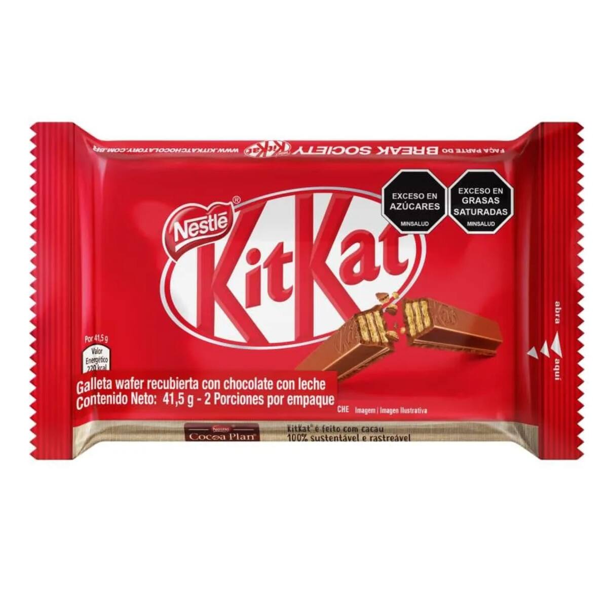 Chocolate KitKat. // Foto: tomada de internet