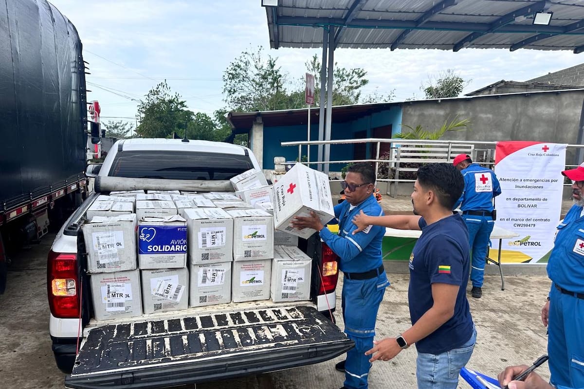 Ecopetrol entrega 1.500 kits de ayudas a damnificados por inundaciones en Bolívar