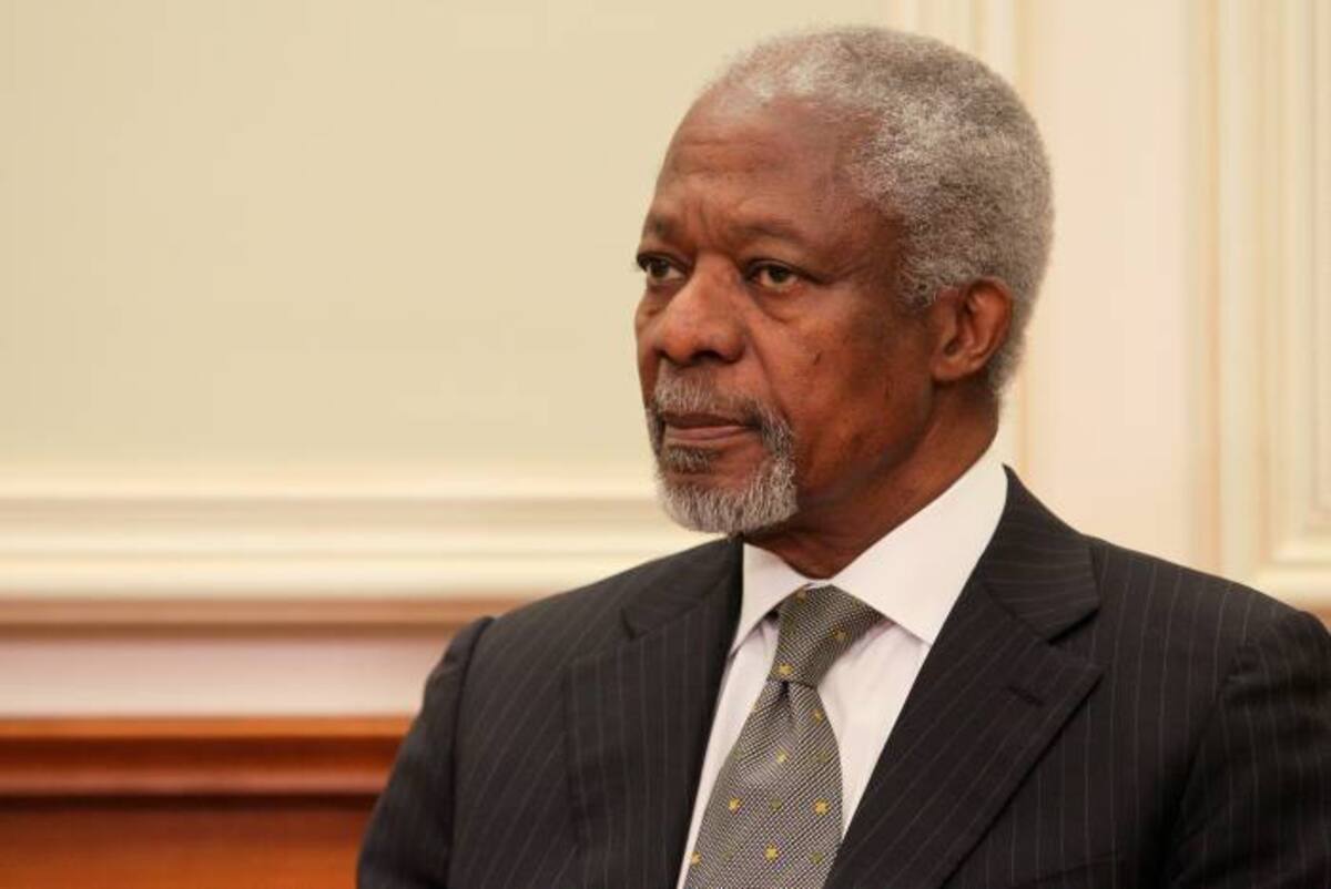 Kofi Annan, emisario de la ONU y de la Liga Árabe. AP Ekaterina Shtukina