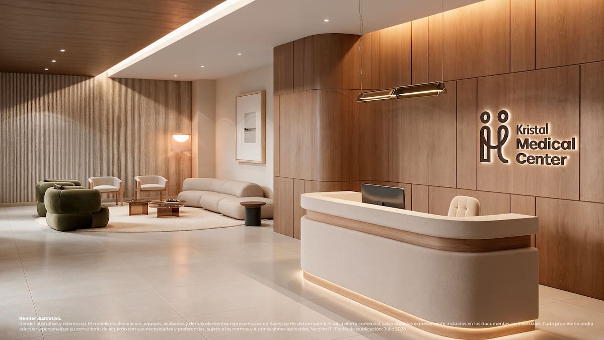 Así se verá el proyecto Kristal Medical Center. //Cortesía Arquitectura y Concreto.