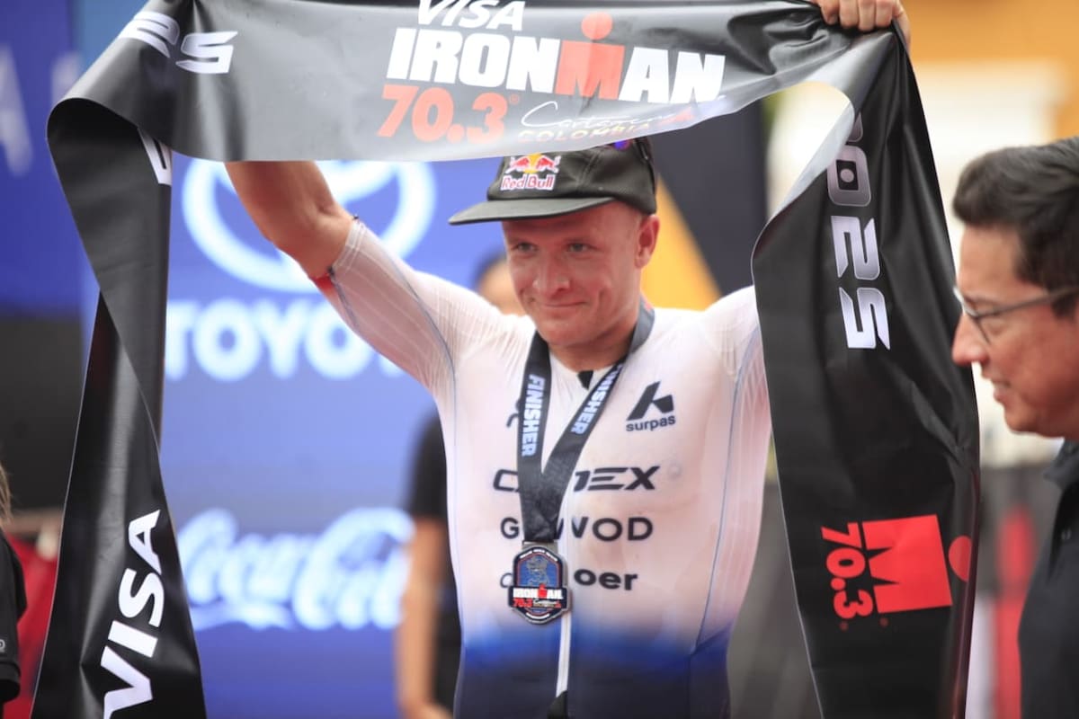 Kristian Blummenfelt fue el invitado especial del Ironman 70.3. El noruego consiguió una medalla dorada en los Juegos Olímpicos de Tokio 2020. //Foto: Óscar Díaz Acosta - El Universal